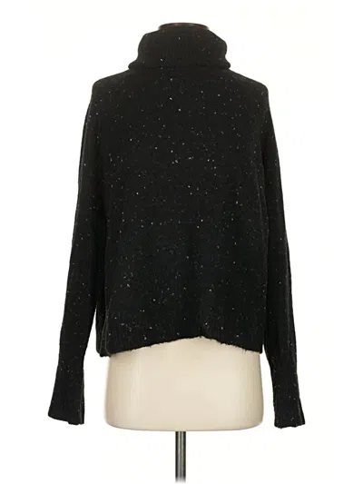 Pre-owned Aqua Turtleneck Sweater In Black