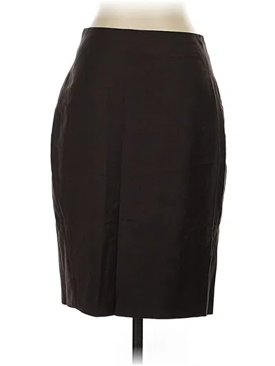 Pre-owned Ann Taylor Formal Skirt In Brown