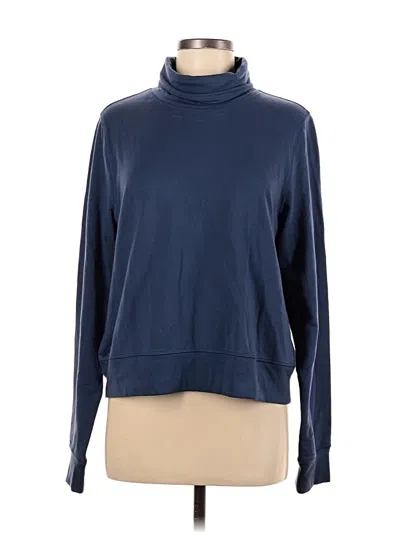Pre-owned Athleta Sweatshirt In Blue