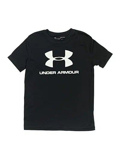 Pre-owned Under Armour Kids' Short Sleeve T-shirt In Black
