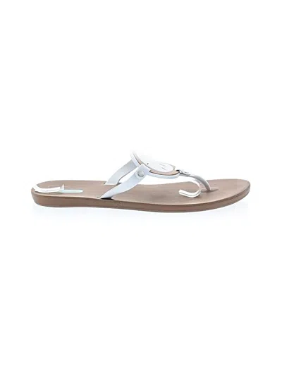 Pre-owned Oka B. Flip Flops In Brown