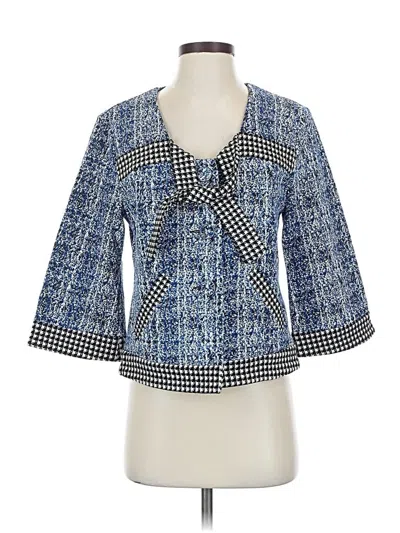 Pre-owned Cabi Blazer Jacket In Blue