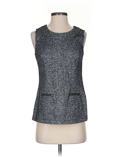 Pre-owned Cabi Sleeveless Top Gray Boatneck Tops