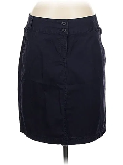 Pre-owned Lands' End Casual Skirt In Blue