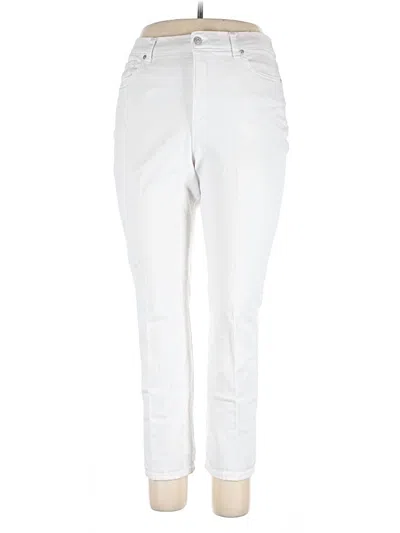 Pre-owned Gloria Vanderbilt Jeans In White