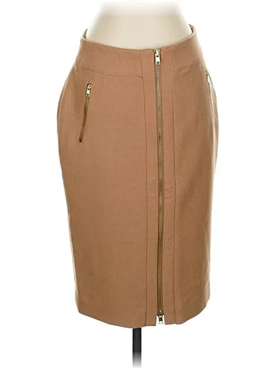 Pre-owned Ann Taylor Formal Skirt In Brown