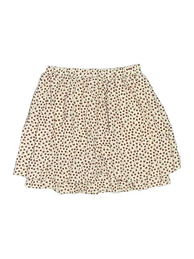 Pre-owned Uniqlo Kids' Skirt In White