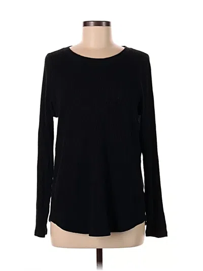 Pre-owned Abercrombie & Fitch Long Sleeve T-shirt In Black