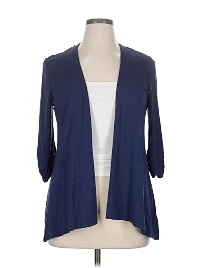 Pre-owned Soma Cardigan Sweater In Blue