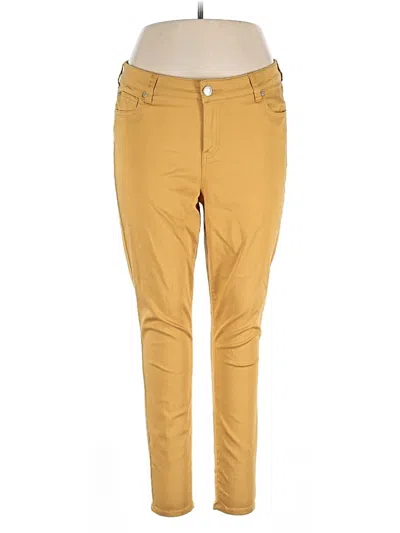 Pre-owned Celebrity Pink Casual Pants In Yellow