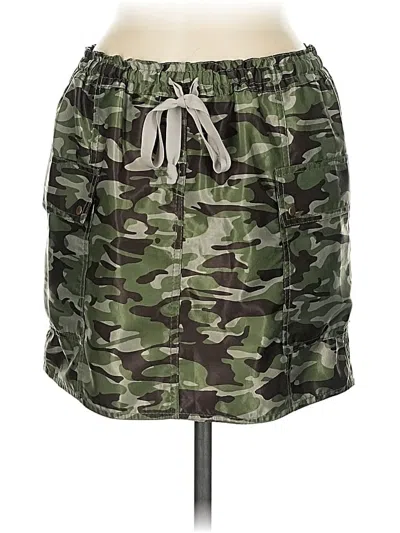 Pre-owned Express Casual Skirt In Green