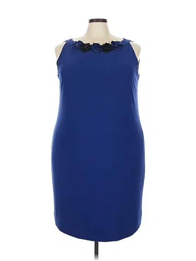 Pre-owned Dressbarn Cocktail Dress In Blue