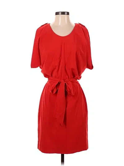 Pre-owned Ark & Co. Casual Dress In Red