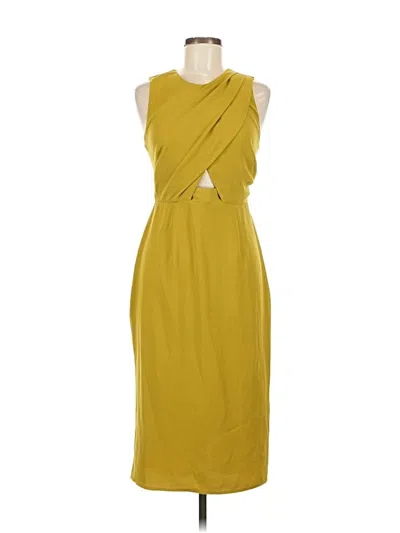 Pre-owned Asos Design Casual Dress In Yellow