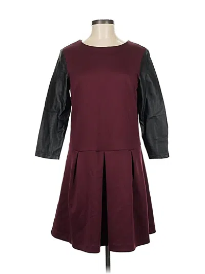 Pre-owned Bcbgeneration Casual Dress In Burgundy
