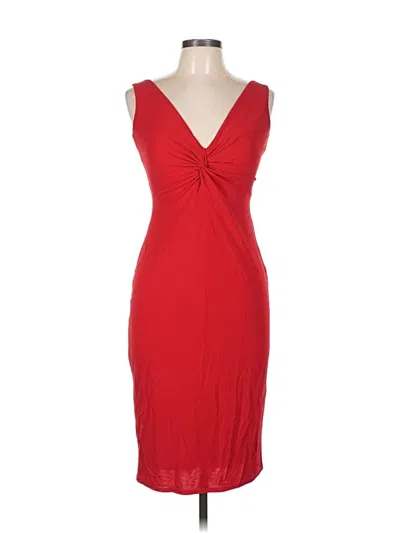 Pre-owned Laundry By Shelli Segal Cocktail Dress In Red