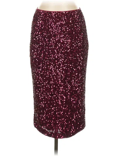 Pre-owned Lafayette 148 Formal Skirt In Pink