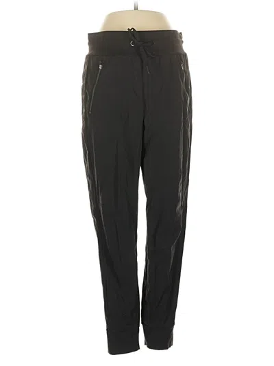 Pre-owned Athleta Track Pants In Black