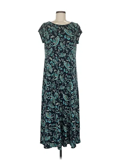 Pre-owned Jjill Casual Dress In Blue