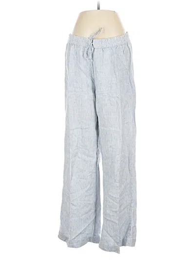 Pre-owned Chico's Linen Pants In Blue