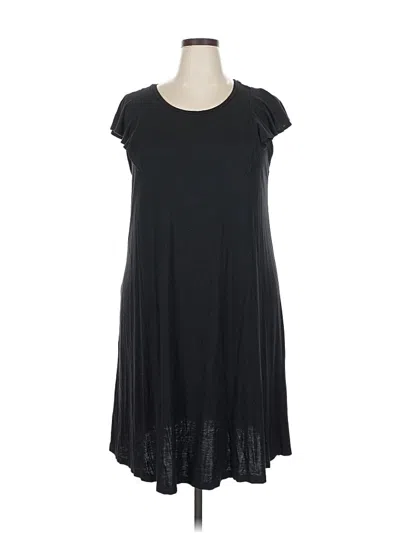 Pre-owned Lane Bryant Casual Dress In Black