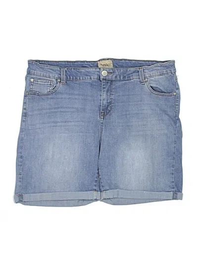 Pre-owned Celebrity Pink Denim Shorts In Blue