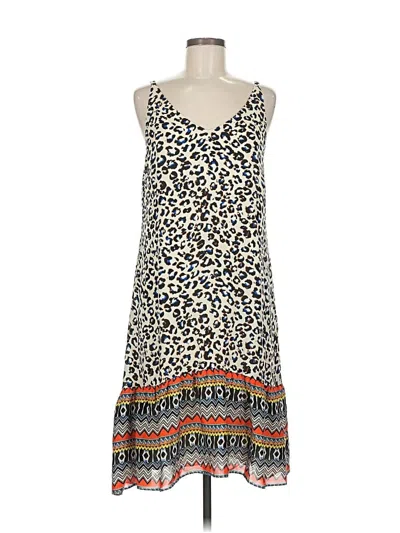 Pre-owned Cabi Casual Dress In White