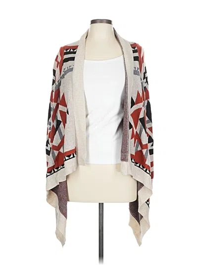 Pre-owned Pink Rose Cardigan Sweater In Brown