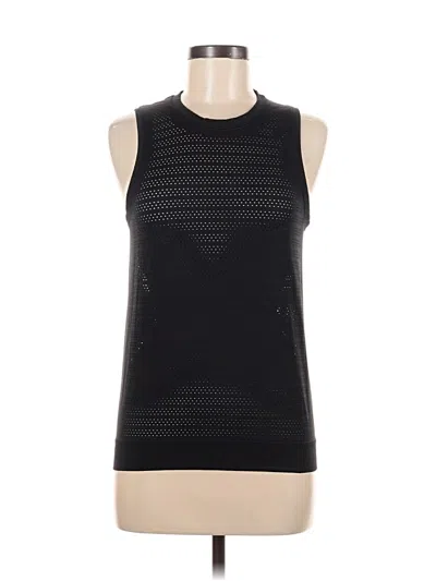 Pre-owned Lululemon Athletica Sleeveless T-shirt In Black