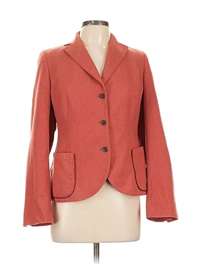 Pre-owned Akris Blazer Jacket In Orange