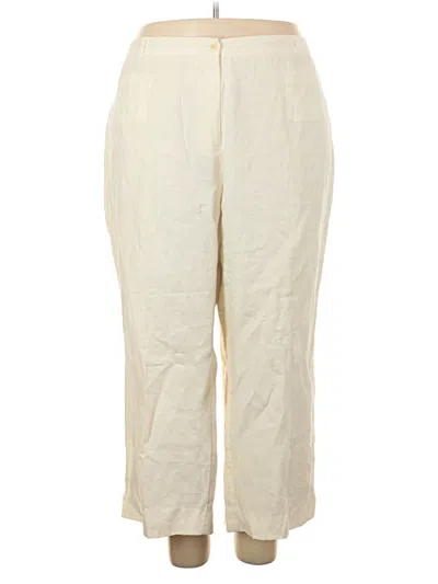 Pre-owned Jjill Casual Pants In White