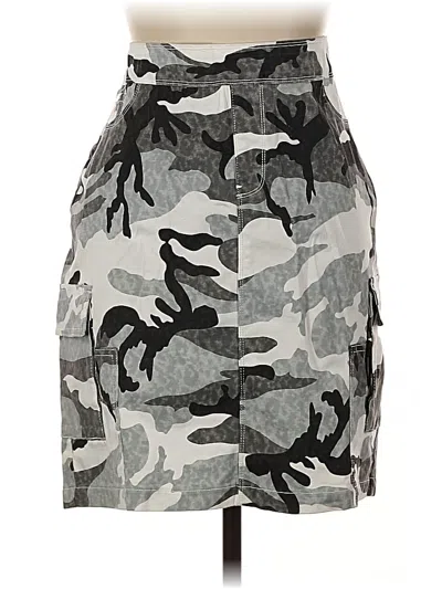 Pre-owned Coco + Carmen Casual Skirt In Gray