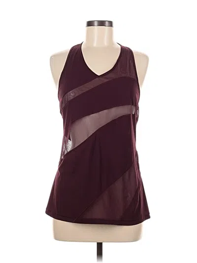 Pre-owned Lululemon Athletica Active Tank Top In Burgundy