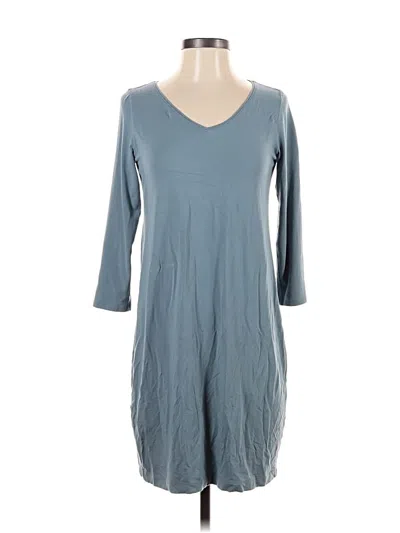 Pre-owned Eileen Fisher Casual Dress In Gray