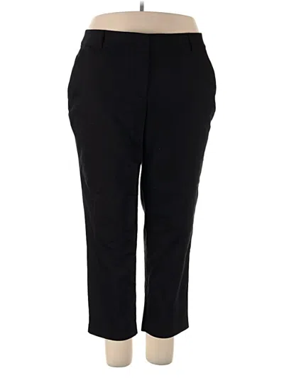 Pre-owned Lane Bryant Dress Pants In Black