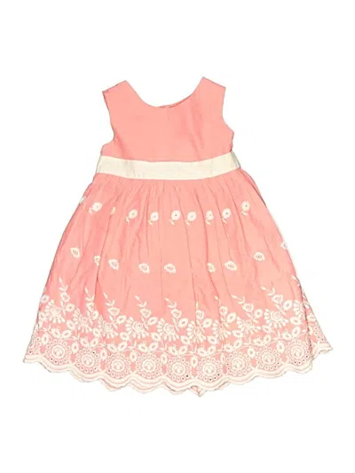 Pre-owned Janie And Jack Kids' Dress In Pink