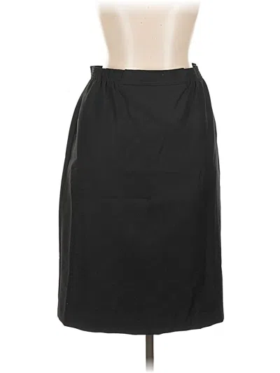 Pre-owned Alfred Dunner Formal Skirt In Black