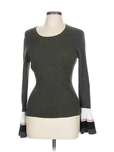 Pre-owned Marled By Reunited Pullover Sweater In Green