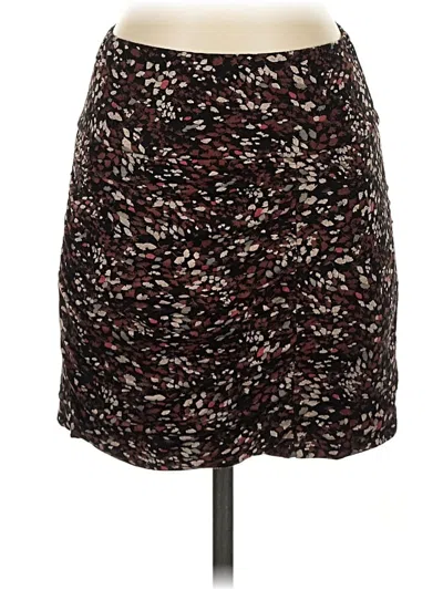 Pre-owned Free People Casual Skirt In Burgundy