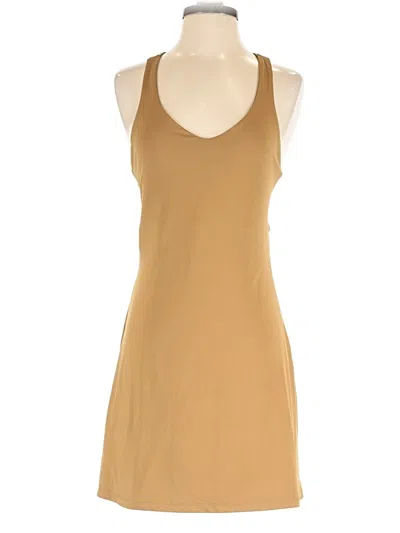 Pre-owned Girlfriend Collective Romper In Brown