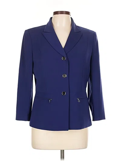 Pre-owned Kasper Blazer Jacket In Blue