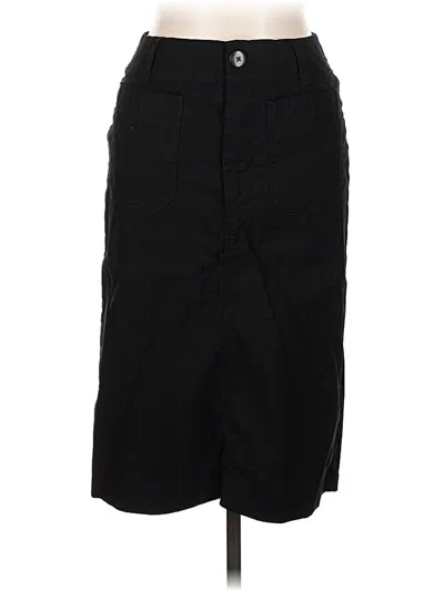 Pre-owned Maeve By Anthropologie Formal Skirt In Black