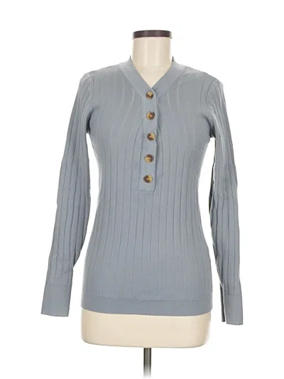 Pre-owned Fashion Pullover Sweater In Gray