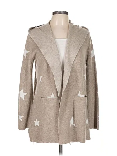 Pre-owned Splendid Cardigan Sweater In Brown