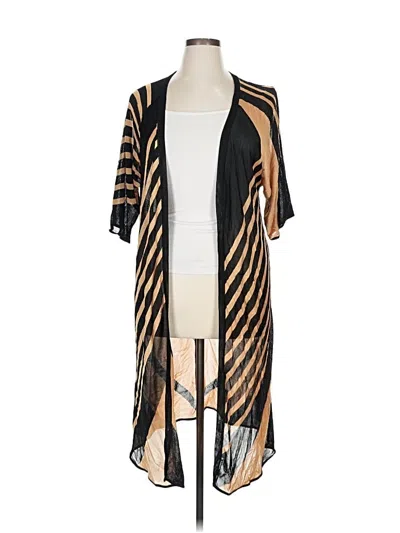 Pre-owned Chico's Cardigan Sweater In Black