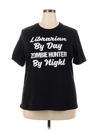 Pre-owned Bella+canvas Short Sleeve T-shirt In Black