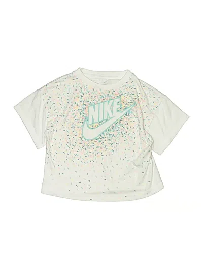 Pre-owned Nike Kids' Short Sleeve T-shirt In Silver