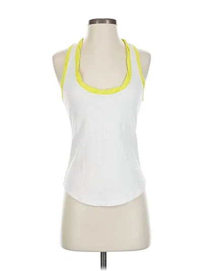 Pre-owned Pilcro Tank Top White Halter Neckline Tops