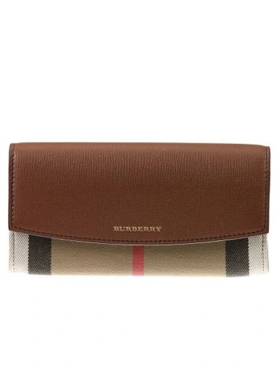 Burberry Printed Leather Clutch