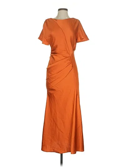 Pre-owned Asos Design Casual Dress In Orange